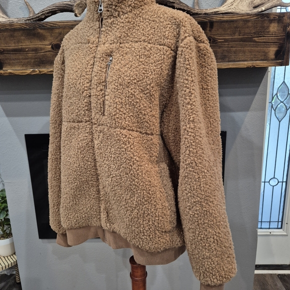 NAADAM Jacket,  Womens Teddy Jacket Size Large - Picture 3 of 5